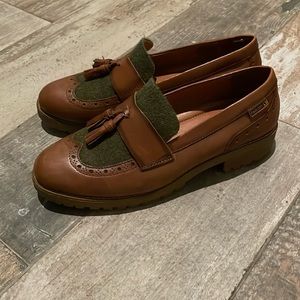 Brown leather loafers - PIKOLINOS brand - size 7.5